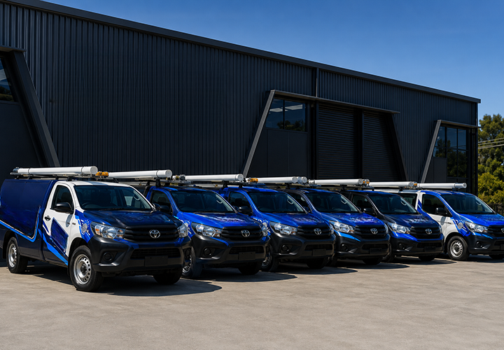 Fleet of Sydenham Blocked Drains plumbing vans
