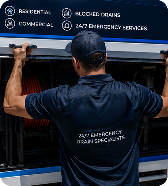 Licensed blocked drain plumber servicing a Sydenham home